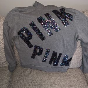 Victoria secret bling hoodie